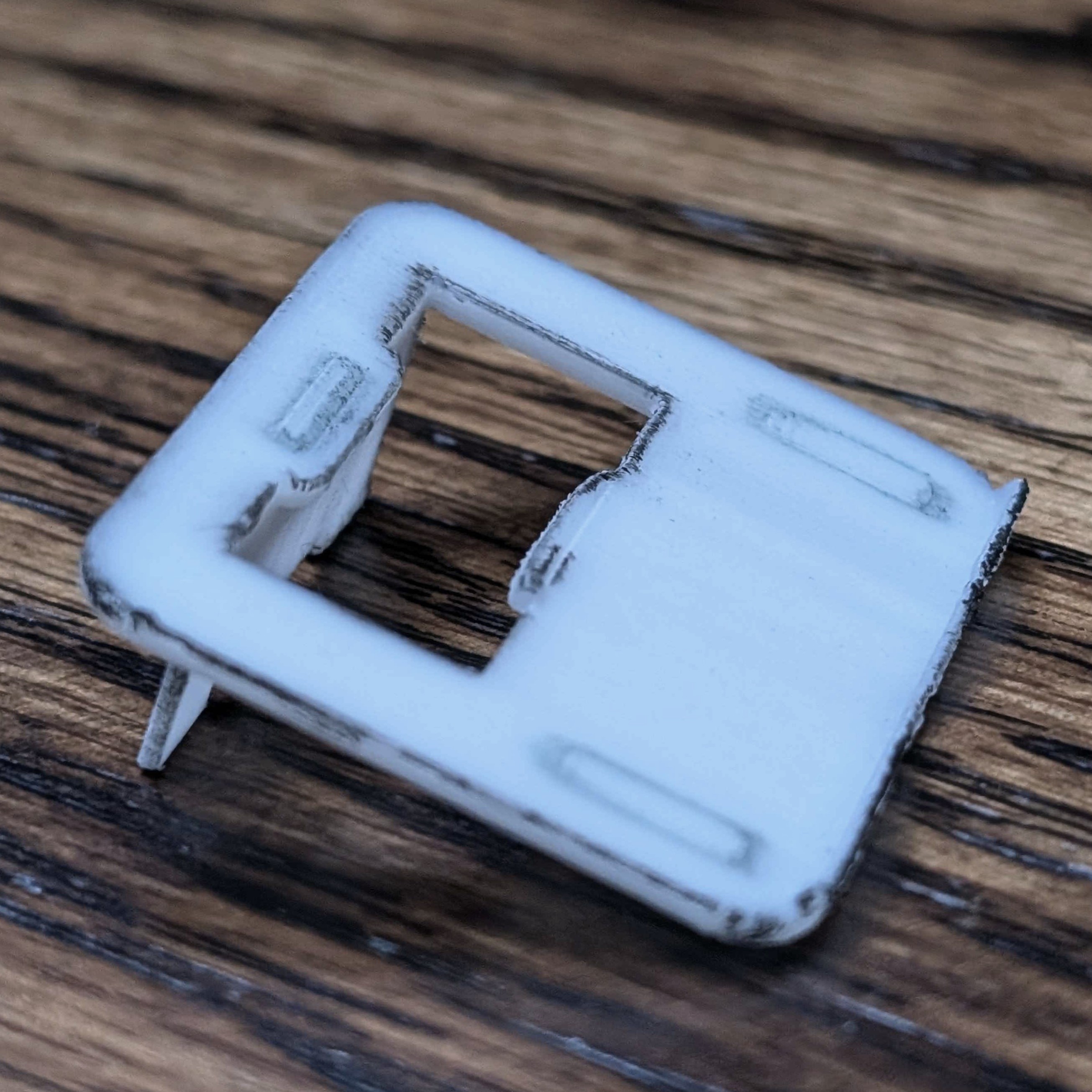 The 3D printed version of my tablet stand.