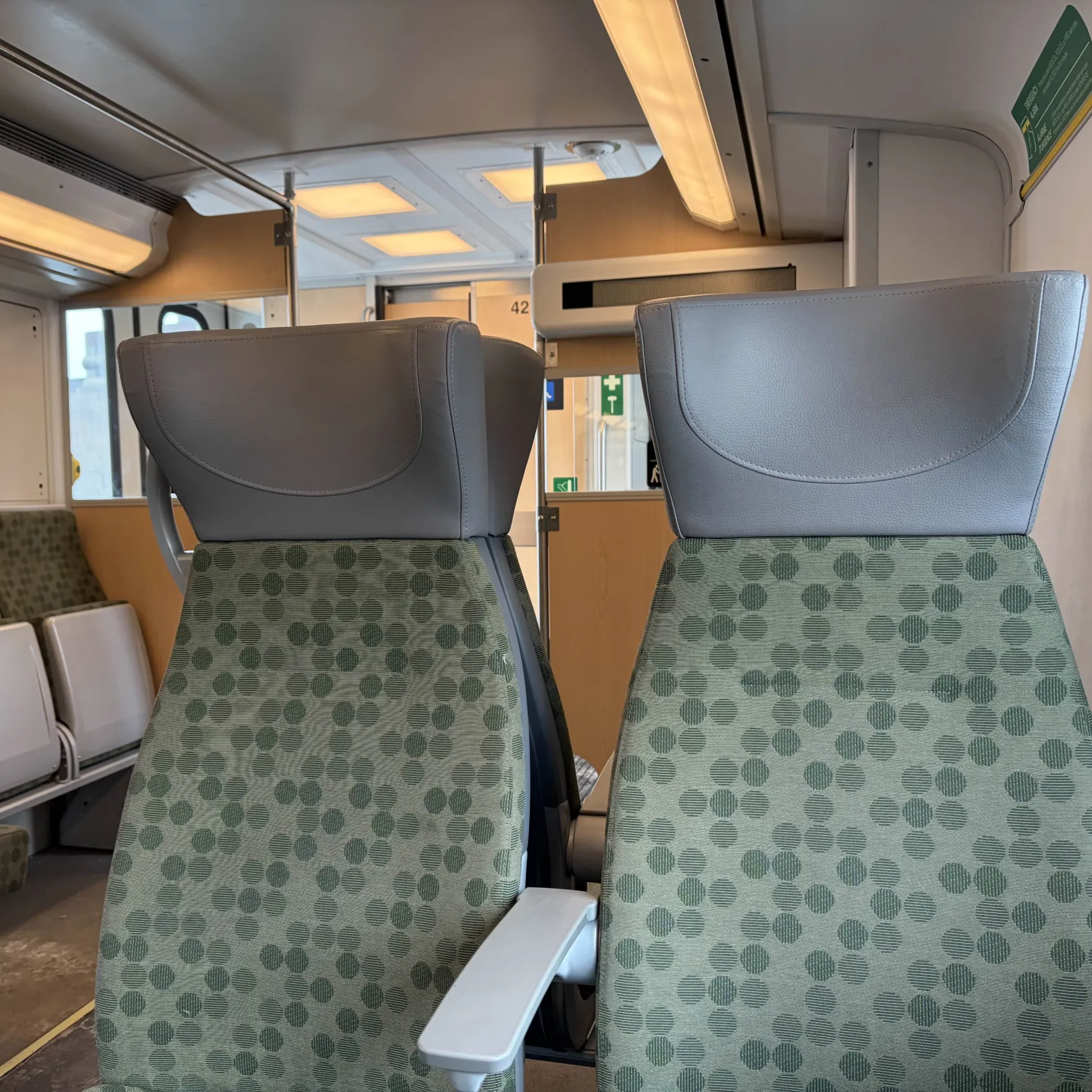 GO station overhead speakers.