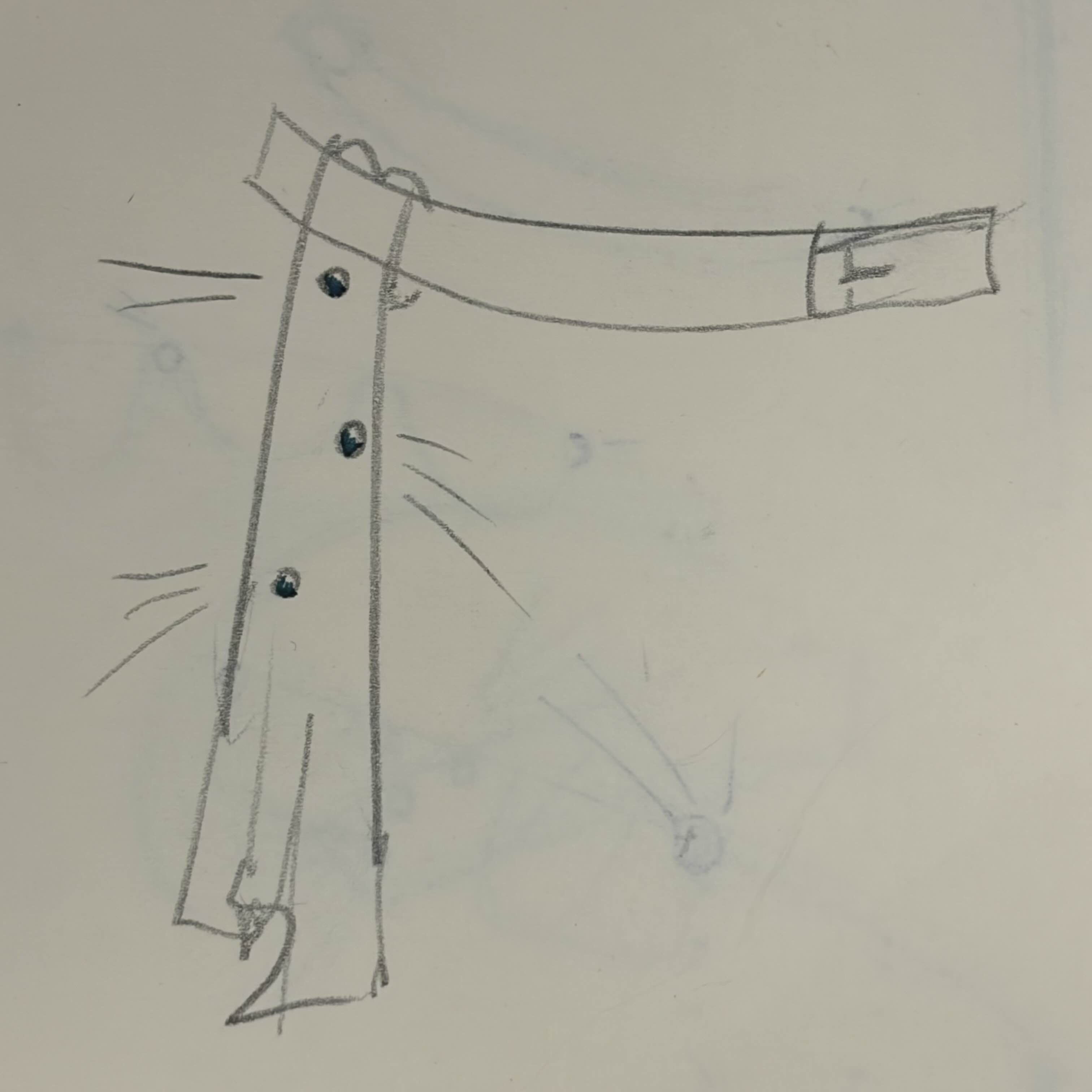 A rough thumbnail sketch of a fabric waist accessory that lights up upon attachment to the pant belt loop
                or belt.