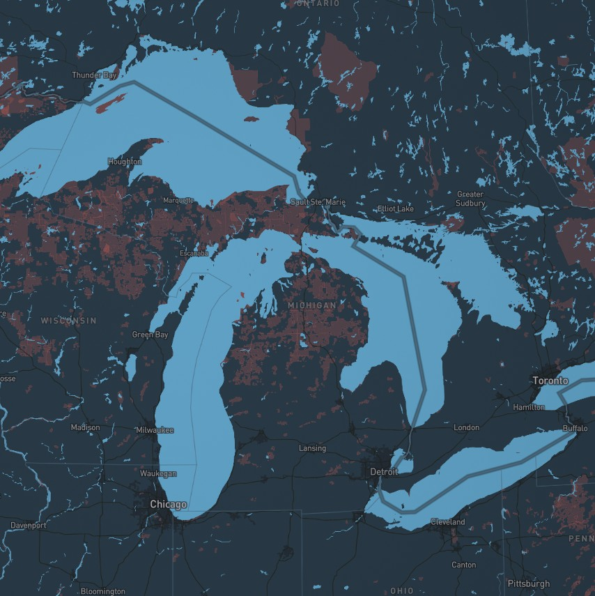 Here I referred to the tutorials by Steve. I experimented with colors and the areas around the Great Lakes.