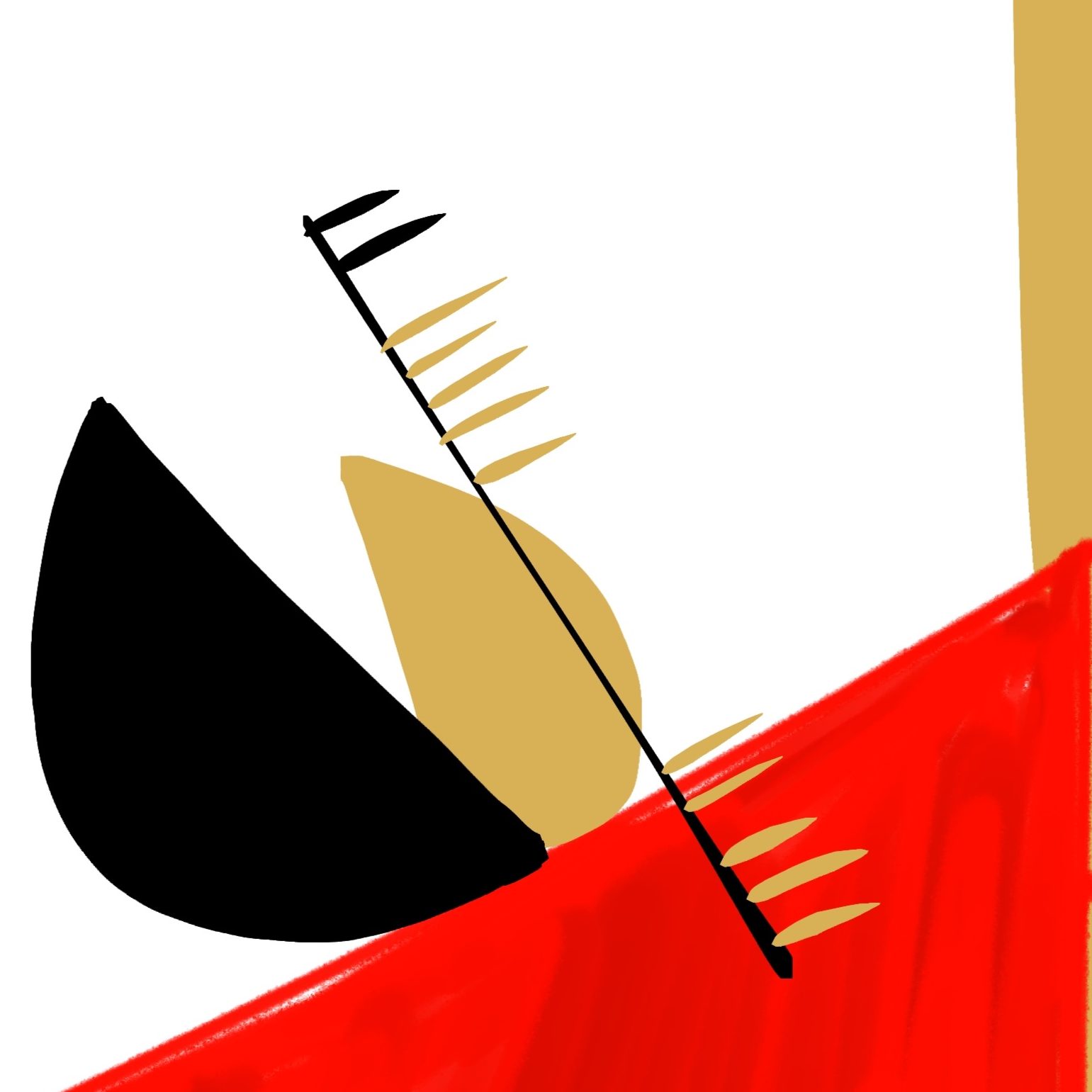 Prompt: Draw black lines to indicate what time your bedtime is and yellow lines to indicate what time you wake up at.