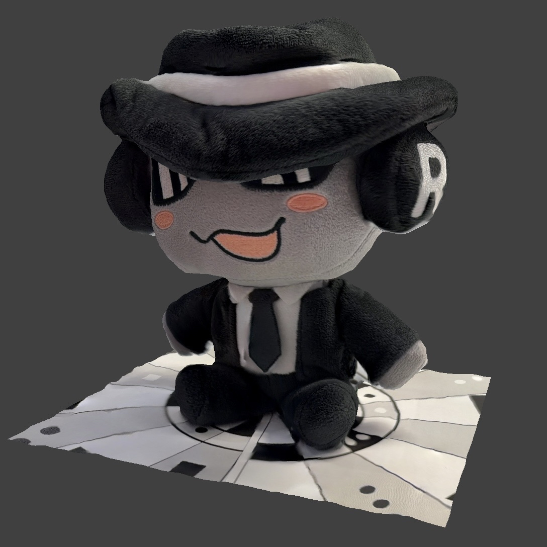 A 3D scan of my plushie.