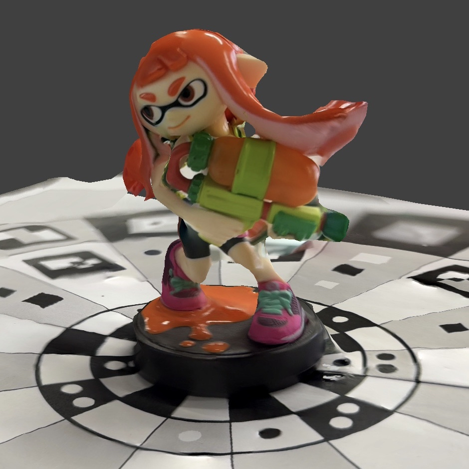 A test scan of my classmate's figurine.